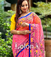 Halfsilk Saree With  Blouse 4304