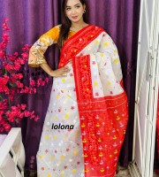 Halfsilk sharee Code-HS-7002
