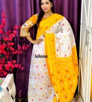 Halfsilk sharee Code-HS-7004