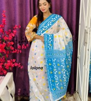 Halfsilk sharee Code-HS-7007