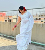 Halfsilk Saree DF-04322