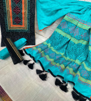 কটন ব্লক থ্রিপিস CB-301