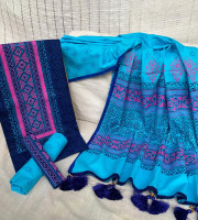 কটন ব্লক থ্রিপিস CB-316