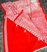 Semi Moslin Silk Saree  TS-9001