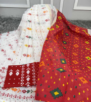 Halfsilk Saree With  Blouse BS-8004